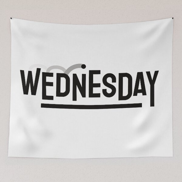 Item preview, Wednesday - playful minimalistic day of the week designed and sold by nevercook.