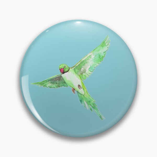 Item preview, Indian Ringneck Parakeet designed and sold by Bwiselizzy.