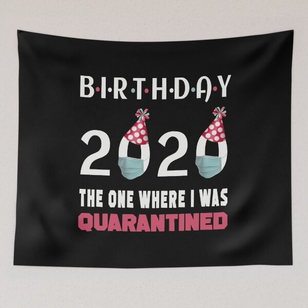 Item preview, Birthday 2020 Quarantined funny social distancing gift designed and sold by AnimaLovers.