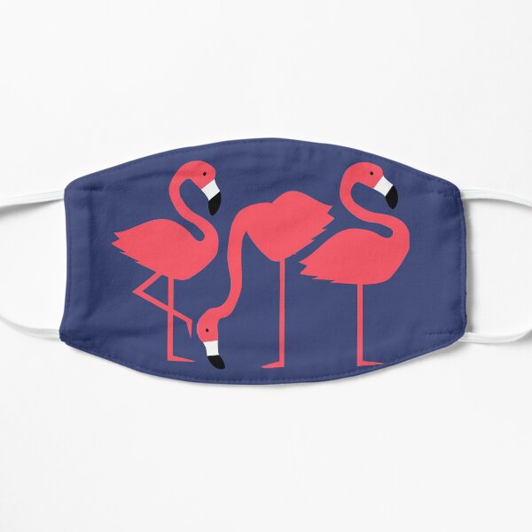 Fluorescent Flamingos Mask