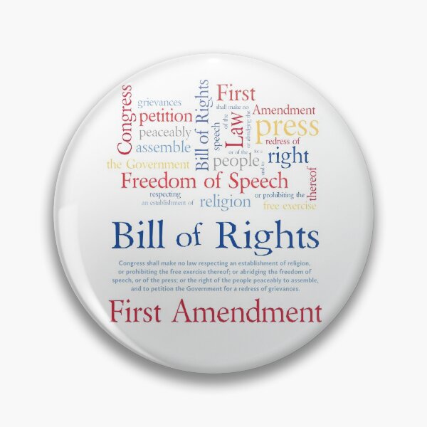 Item preview, Freedom of Speech First Amendment Bill of Rights designed and sold by AntiqueImages.
