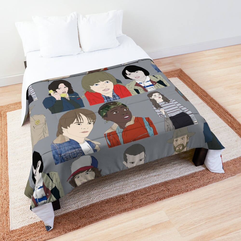 "Stranger Things" Comforter by kaillustration Redbubble