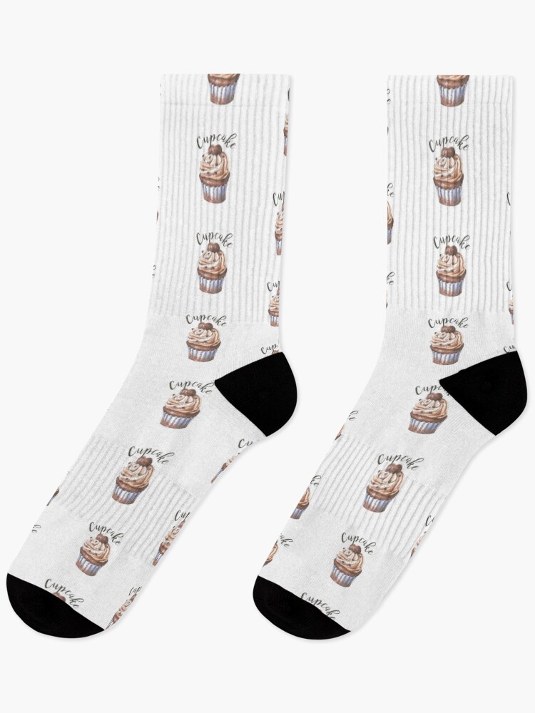 Thumbnail 1 of 5, Socks, Cupcake designed and sold by OtterFactory.