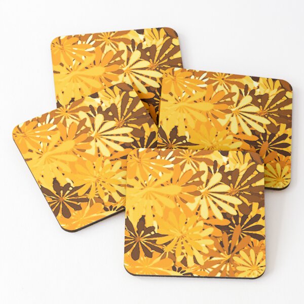Item preview, BIG YELLOW  PALM LEAVES TROPICAL - SHADES OF YELLOW - TROPICAL PATTERN  designed and sold by ozcushionstoo.