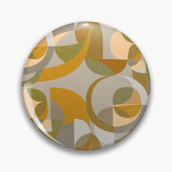 Item preview, Modern Circles Abstract Geo Gold Silver designed and sold by Cecilia Mok.