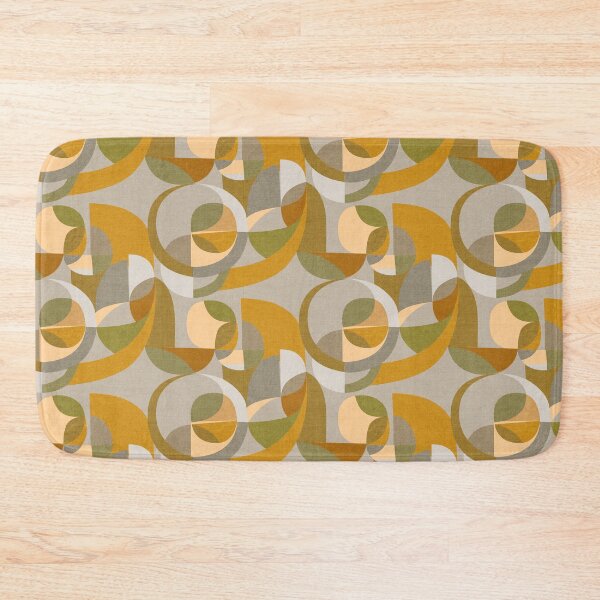 Item preview, Modern Circles Abstract Geo Gold Silver designed and sold by Cecilia Mok.