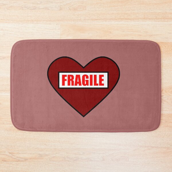 Item preview, humor, comic, funny, heart, fragile, red, designed and sold by loiret1958.