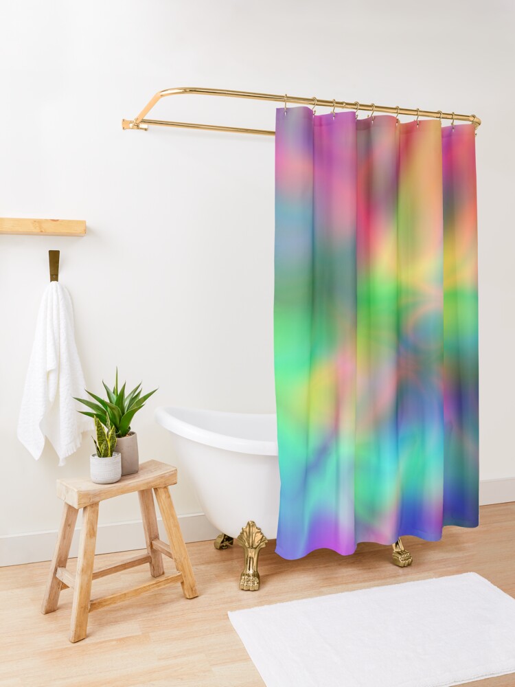 "Holographic" Shower Curtain for Sale by Jarrod44 Redbubble