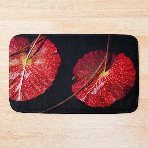 Item preview, Nymphaea Scarlet Flame Lily Pad Leaves designed and sold by Chee Sim.
