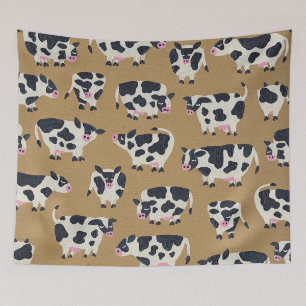 Item preview, Cow Collection – Kraft designed and sold by Cat Coquillette.