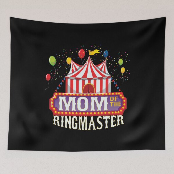Item preview, Mom Of The Birthday Ringmaster Kids Circus Party B-day graphic designed and sold by Grabitees.