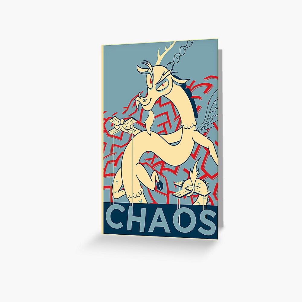 Awesome 66 Chaos Card Blank Card