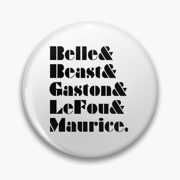 Item preview, Beauty and the Beast Ampersand List Humans designed and sold by vordeman.