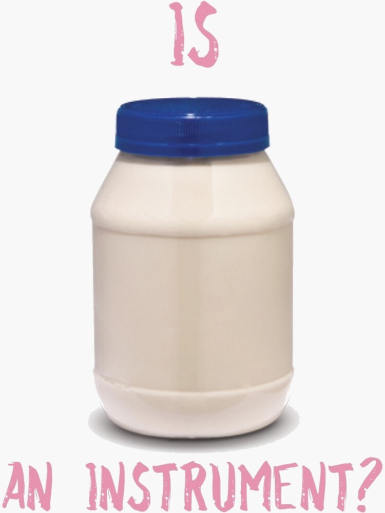 "Is Mayonnaise An Instrument Spongebob Squarepants" Sticker by ARs