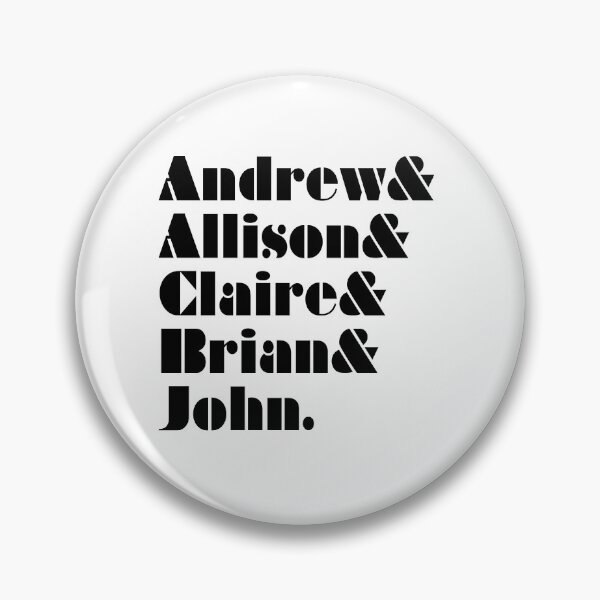 Item preview, The Breakfast Club First Name Ampersand List designed and sold by vordeman.