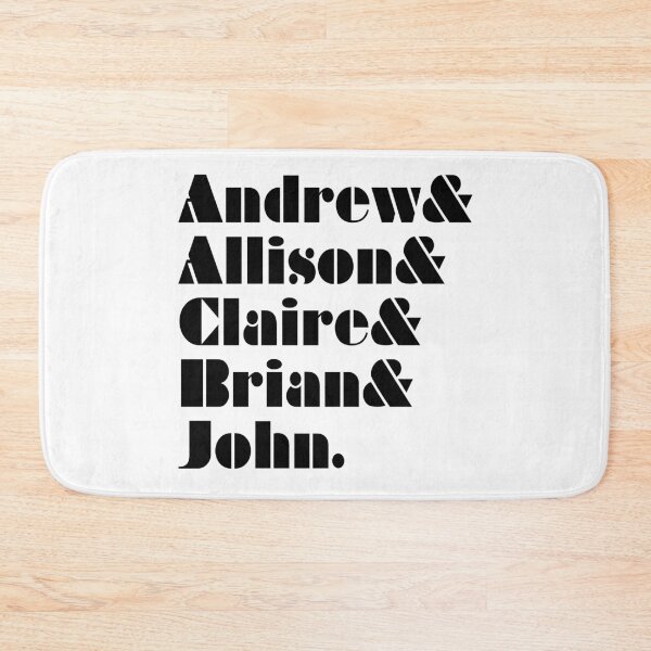 Item preview, The Breakfast Club First Name Ampersand List designed and sold by vordeman.