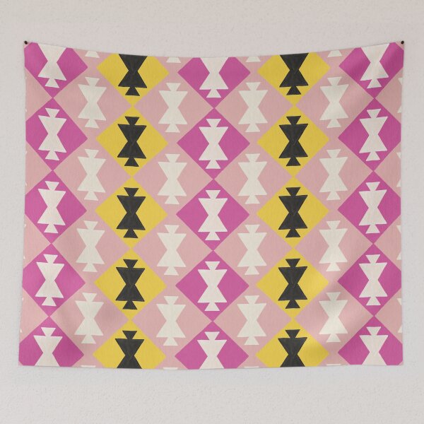 Item preview, Azerbaijan Pattern – Blush & Yellow designed and sold by Cat Coquillette.