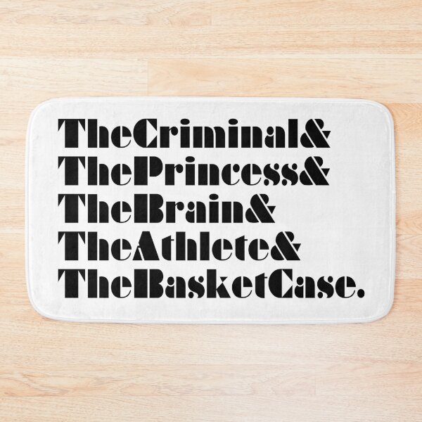 Item preview, The Breakfast Club Nick Name Ampersand List designed and sold by vordeman.