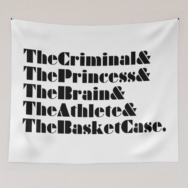 Item preview, The Breakfast Club Nick Name Ampersand List designed and sold by vordeman.