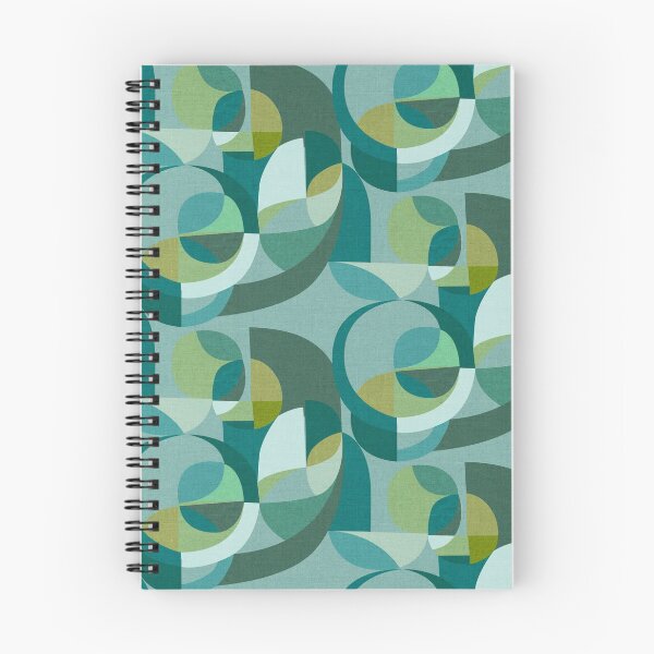 Item preview, Modern Circles Abstract Geo Blue Green Teal designed and sold by Cecilia Mok.