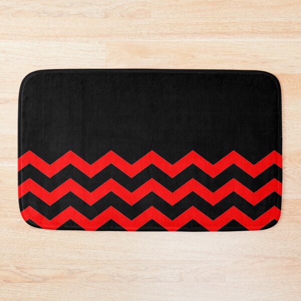 Item preview, RED AND BLACK CHEVRON ZIG ZAG  HALF TONE PATTERN - BY OZCUSHIONSTOO designed and sold by ozcushionstoo.