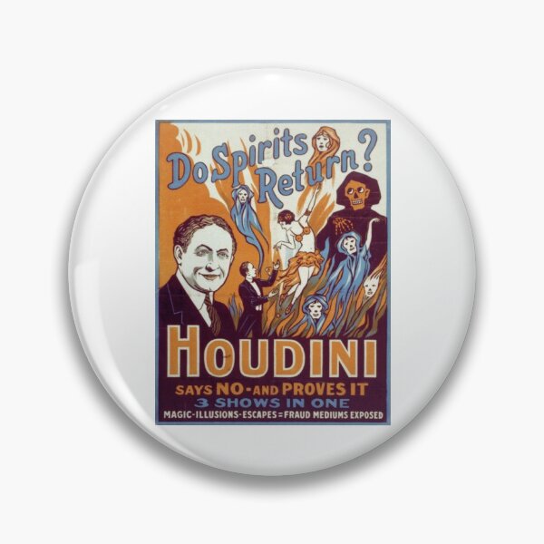 Item preview, Harry Houdini Magic Poster- Do Spirits Return? designed and sold by harrizon.