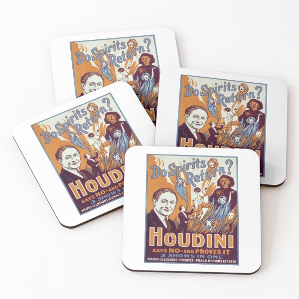 Item preview, Harry Houdini Magic Poster- Do Spirits Return? designed and sold by harrizon.