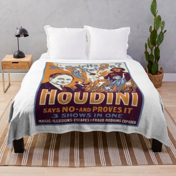 Item preview, Harry Houdini Magic Poster- Do Spirits Return? designed and sold by harrizon.