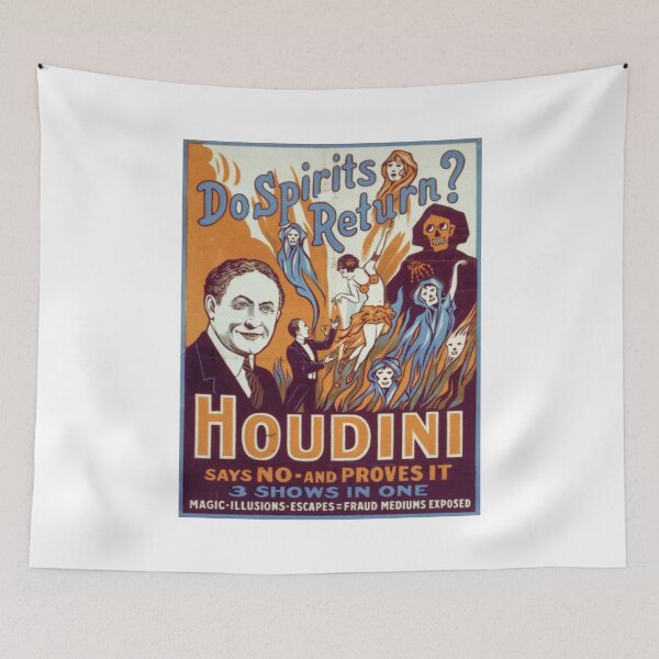 Item preview, Harry Houdini Magic Poster- Do Spirits Return? designed and sold by harrizon.