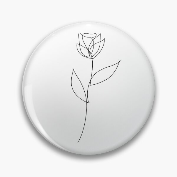Item preview, Minimalist rose designed and sold by Jen Kurtz.