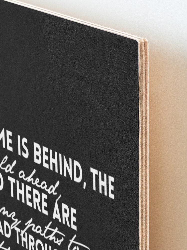 Alternate view of Home is Behind Mounted Print