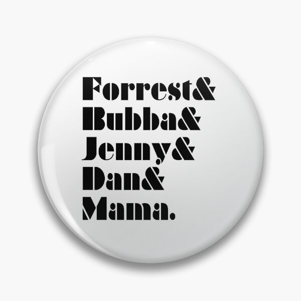 Item preview, Forrest Gump Ampersand Character List designed and sold by vordeman.