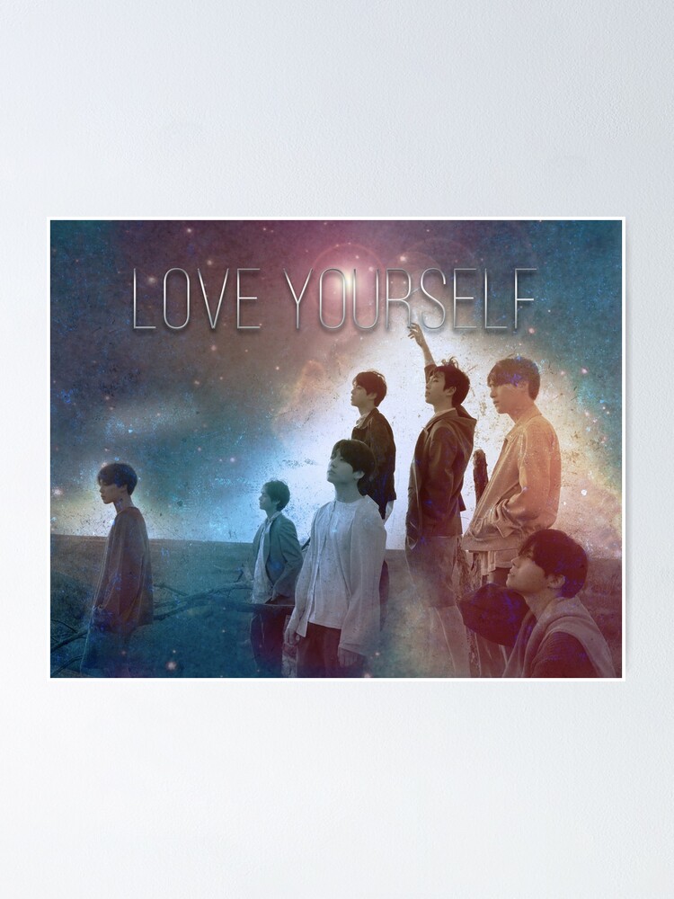 Bts Photocards Poster Fanart Kpop Print Love Yourself Bangtan Boys Wall Art Persona Merchandise Mikrokosmos Jimin Poster By Galleryartfield Redbubble