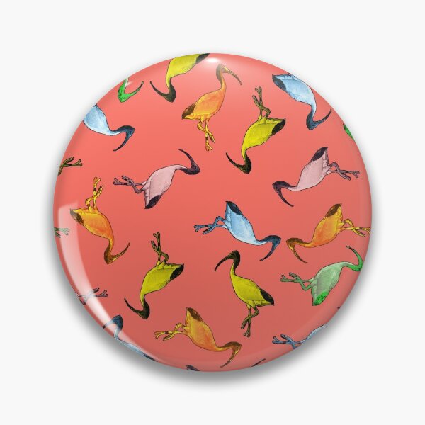 Item preview,  THE BIN CHICKEN PASTEL COLONY WITH LIVING CORAL BACKDROP designed and sold by ozcushionstoo.