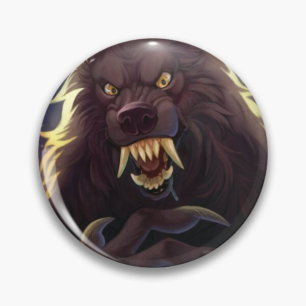 Item preview, Black Werewolf - Light Background designed and sold by Seylyn.