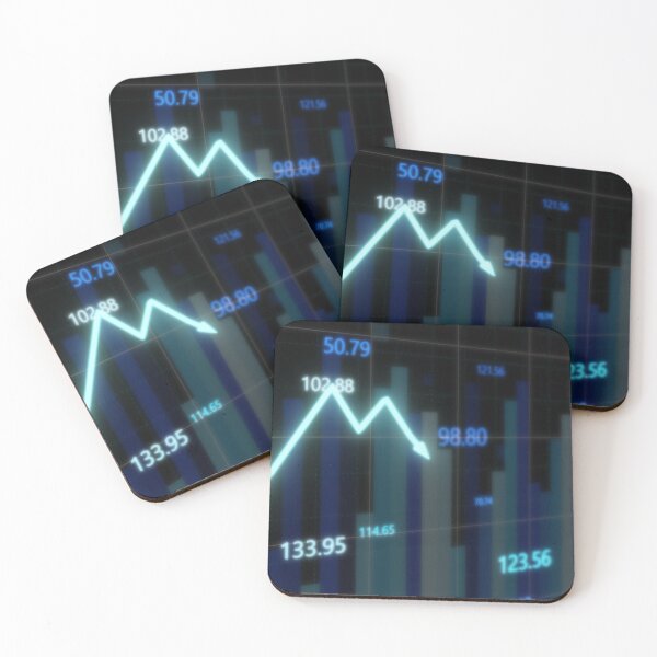 Item preview, 3D Futuristic Stock Market Graph Volatility Chart Tickers Changing designed and sold by IncrediVFX.