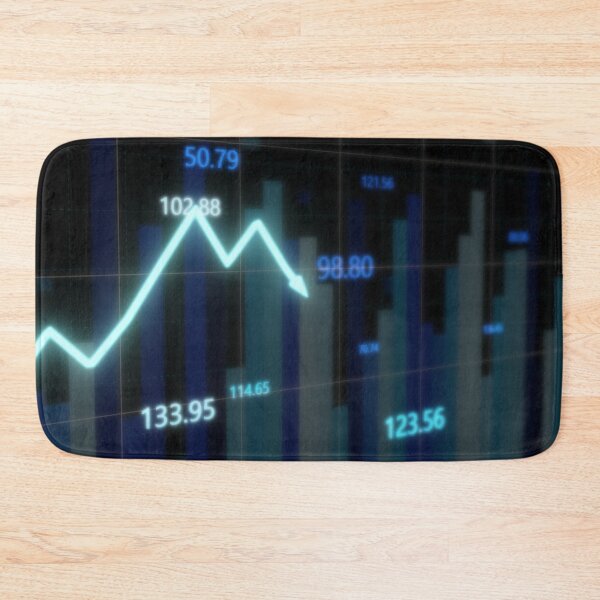 Item preview, 3D Futuristic Stock Market Graph Volatility Chart Tickers Changing designed and sold by IncrediVFX.