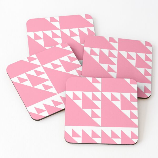 Item preview, Baker- Miller Pink | Triangles designed and sold by ozcushionstoo.