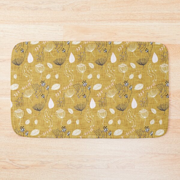 Item preview, Winter Floral Mustard designed and sold by susycosta.