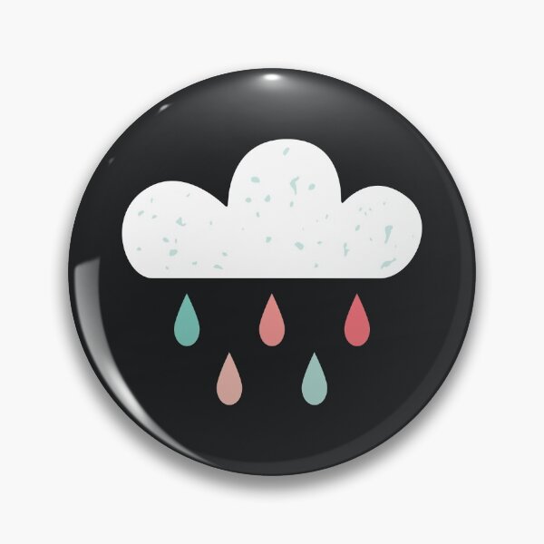 Item preview, Rain Clouds and Raindrops on Charcoal designed and sold by Daisy Beatrice.