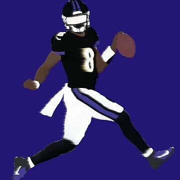 NFL Baltimore Ravens - Lamar Jackson 20 Wall Poster with Magnetic