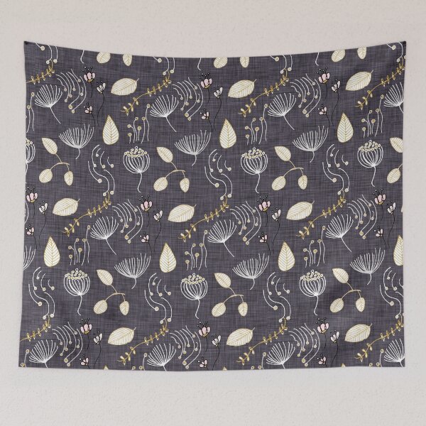 Item preview, Winter Floral Charcoal designed and sold by susycosta.