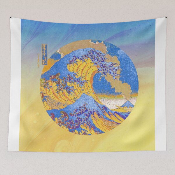Item preview, Great Wave Off Kanagawa Mount Fuji Eruption designed and sold by anthonylonder.