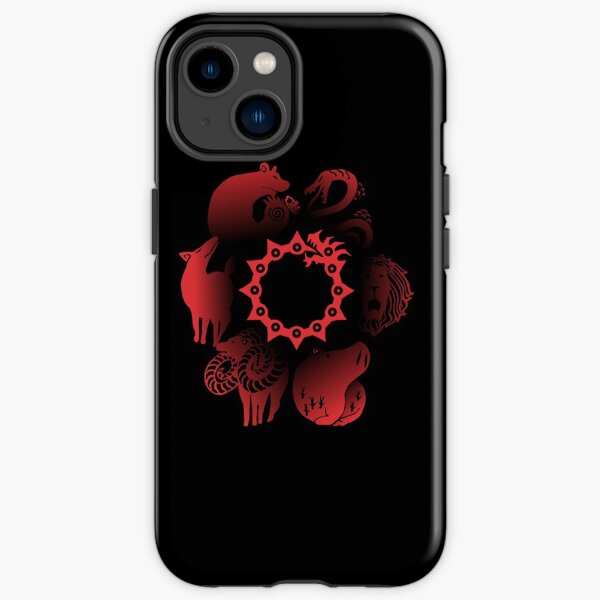 Seven Deadly Sins Icons iPhone Tough Case