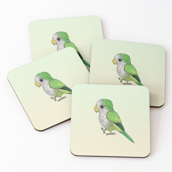 Item preview, Very cute green quaker parrot designed and sold by Bwiselizzy.