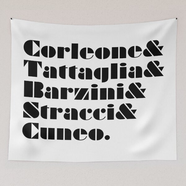Item preview, The Godfather Five Family Names Ampersand List designed and sold by vordeman.