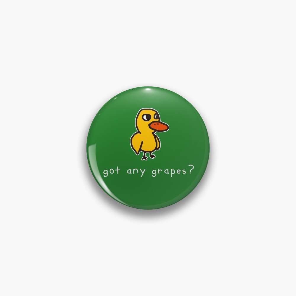 got any grapes? (alt. for dark colored materials) Pin