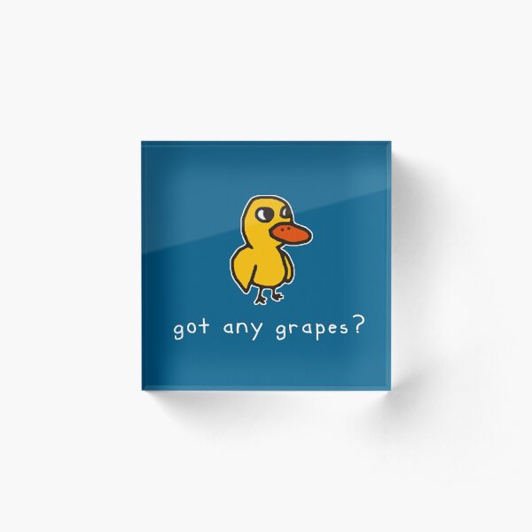 Duck Memes Acrylic Blocks Redbubble - duck roblox create an avatar rubber duck character