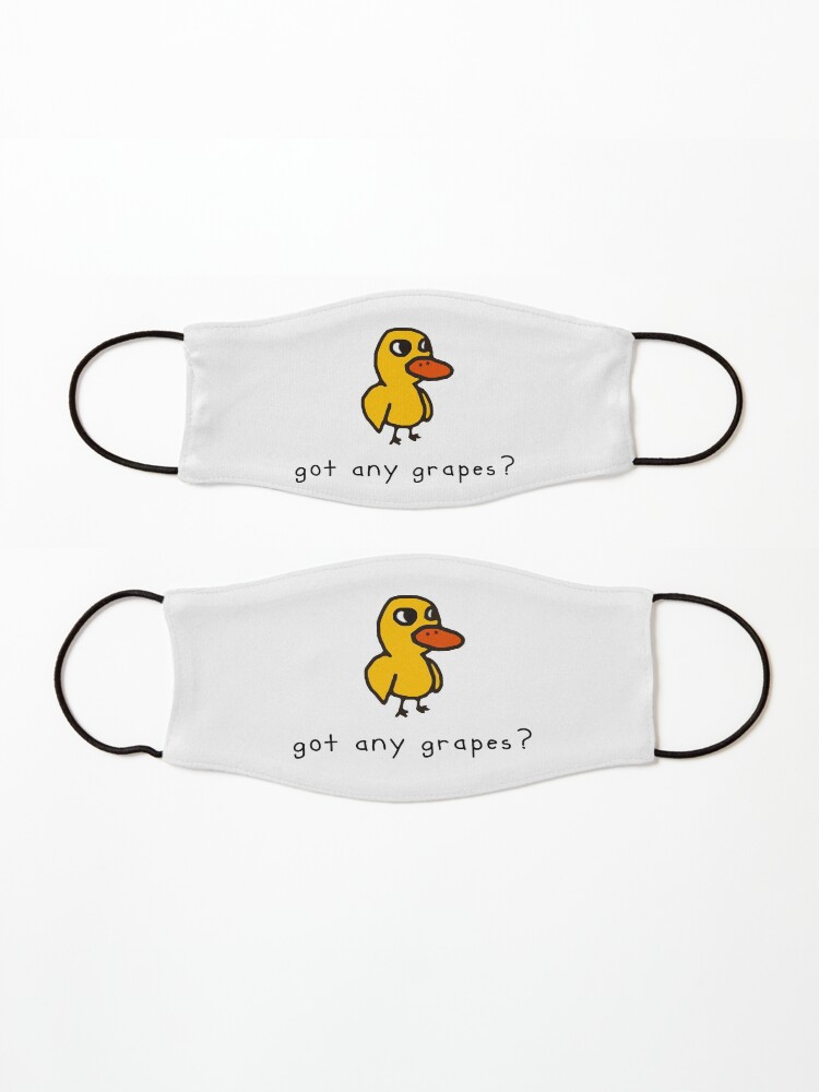 Alternate view of got any grapes? Mask