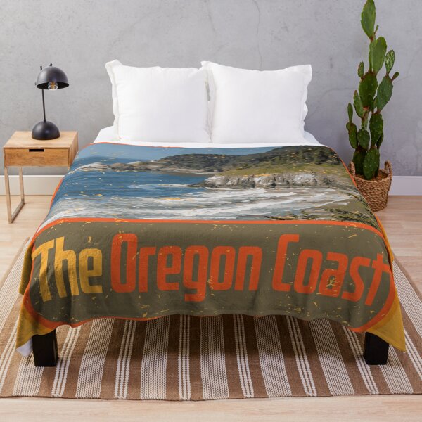 Item preview, The Oregon Coast Vintage Travel Decal designed and sold by studio838.